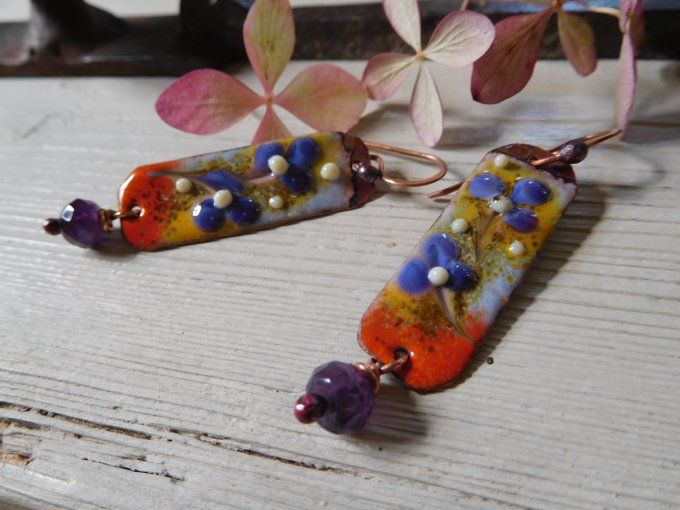 Boucles d'oreilles "petites fleurs"