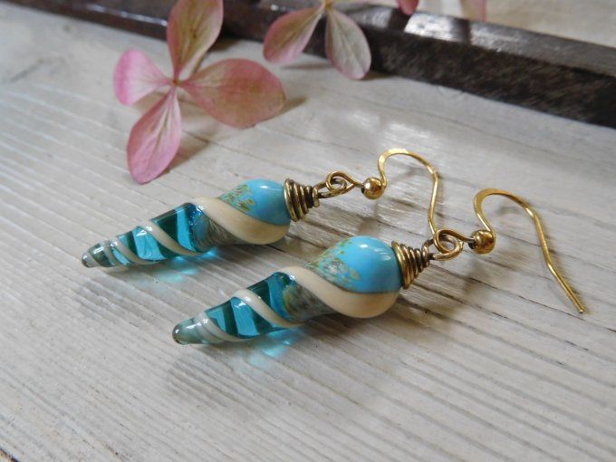 Boucles d'oreilles "coquillages"