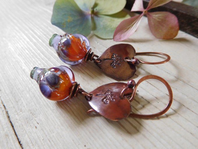 Boucles d'oreilles "arbre de vie"