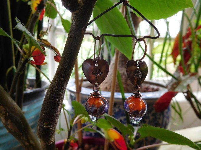 Boucles d'oreilles "arbre de vie"