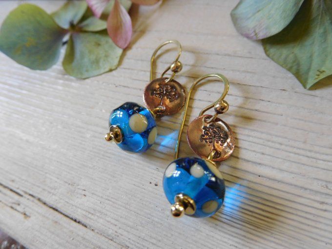 Boucles d'oreilles "arbre de vie"