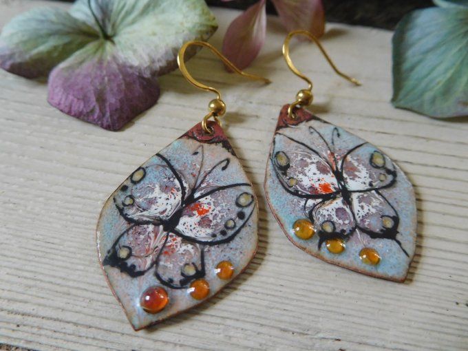 Boucles d'oreilles "papillons"