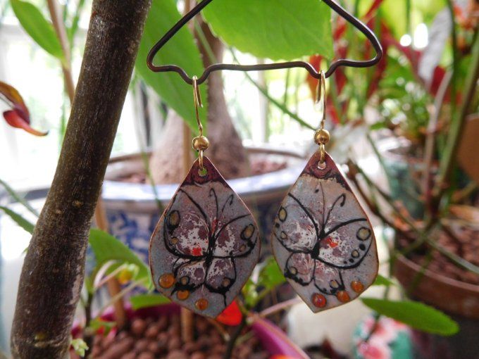 Boucles d'oreilles "papillons"
