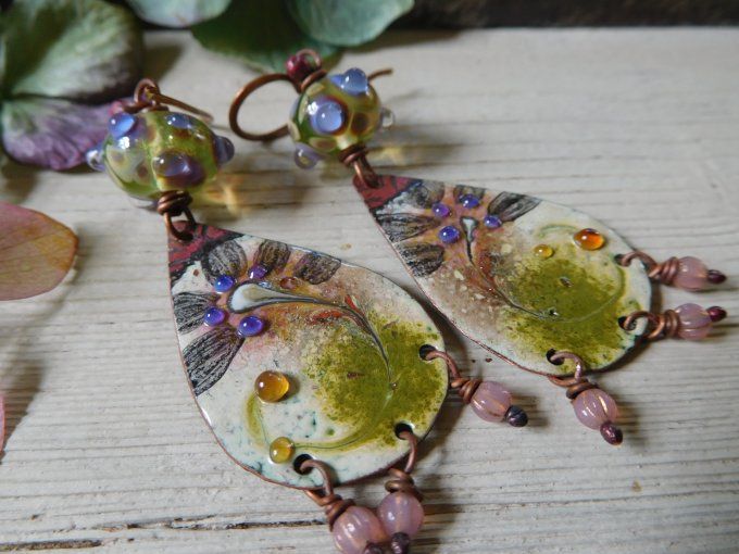 Boucles d'oreilles "fleurs"