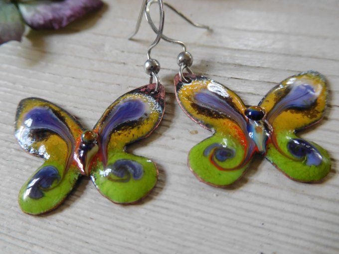Boucles d'oreilles "papillons"