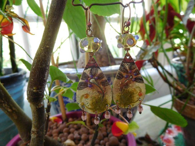 Boucles d'oreilles "fleurs"