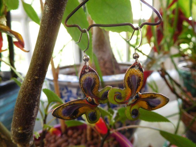 Boucles d'oreilles "papillons"