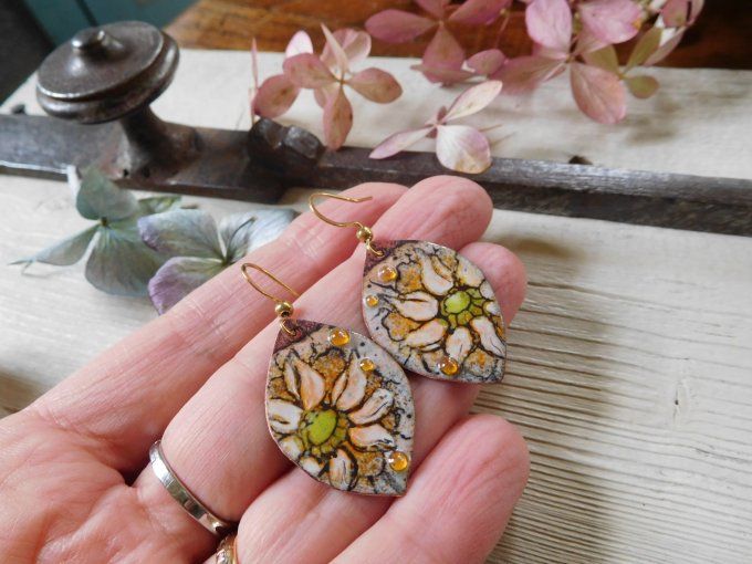 Boucles d'oreilles "fleurs"