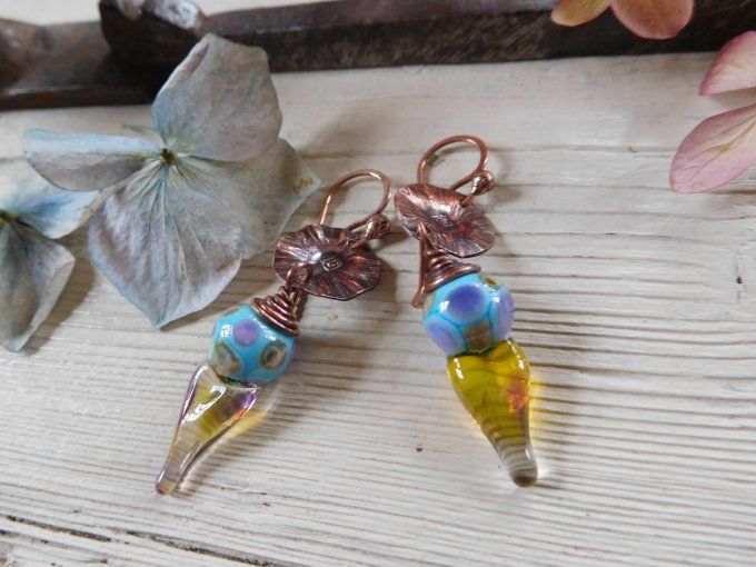 Boucles d'oreilles bohèmes