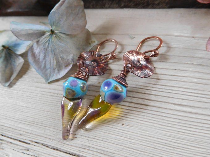 Boucles d'oreilles bohèmes