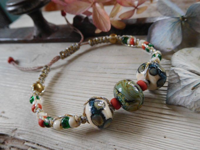 Bracelet bohème ajustable