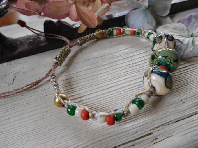 Bracelet bohème ajustable