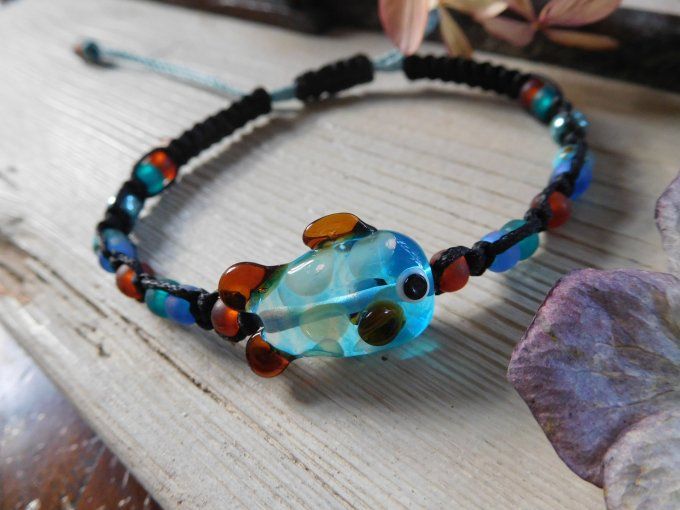 Bracelet poisson ajustable